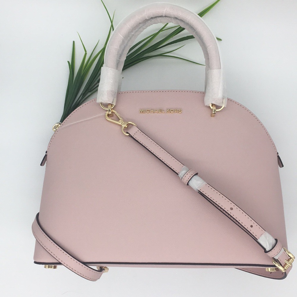 Michael Kors EMMY LG DOME SATCHEL BAG BLOSSOM - Picture 4 of 8